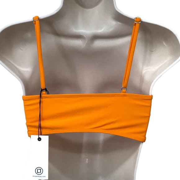 NWT Ellejay Womens Lauren Neon Color Block Bandeau Bikini Size XS - Picture 4 of 6